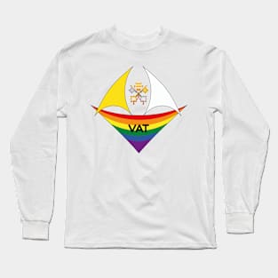 Vatican  pride flag Long Sleeve T-Shirt